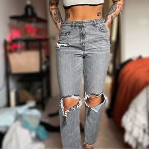 american eagle mom jeans